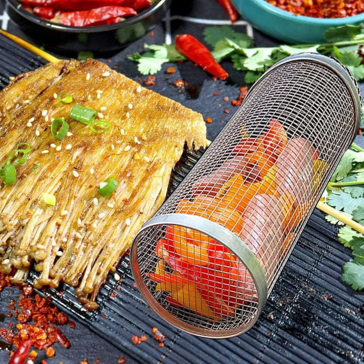 Cylinder Grill Basket